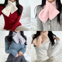 데이룸 밍크 퍼 머플러 쁘띠 목도리