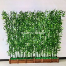 대나무 파티션 가벽 테라스 발코니 옥상 가림막 일식집 초밥지 입구 파티션 병풍 야외온천, 1.2m 받침대 +1m 대나무 20개