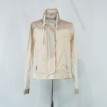 DdeMOO 소가죽배색 하이넥집업 골드핑크 (여성 M)