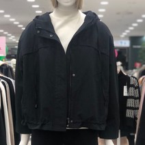 숲 시흥 후드 밑단스틍 야상점퍼/OZ3UJT2BK