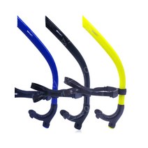 센터스노클 호흡 수영 스노클 실리콘 다이빙 수영장, 검정 노랑