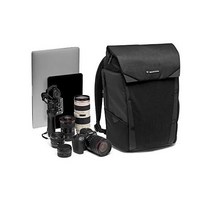 Manfrotto Manfroto MBCH-BP-50 시카고 카메라 백팩 중형 멀티 유즈 데이팩/포토백 사진/비디오 작가용 DSLR 미러리스 노트북 렌즈 및 여행용 장비용