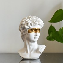 조각상 masked david head bust 동상 그리스 신화 홈조형물 인테리어소품, e