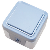 르그랑 플렉소 노출 방수 스위치 1구 옥외 방우 다용도 심플 흰색 회색 안전, 1EA, 1개