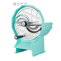 과일 슬라이스 기계 양배추 양파 감자 채썰기 만능채칼 수동 가정용 기계, 그린