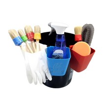 버킷나이저 미니 어부바 세차용품 도구 정리함 버킷걸이 3가지색상, 블루, 750ml