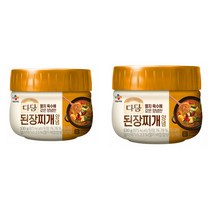 다담 된장찌개 양념 530g x 2 CJ제일제당 간편식 국 캠핑 도시락, 2개