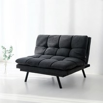 마켓비 NISKO 패브릭 2인 멀티 소파베드 각도조절 접이식 간이침대, 다크그레이 4767.6045