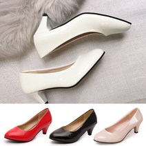 면접 하이힐 에나멜 펌프스 6.0cm 여성구두