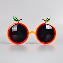 오렌지 파티 안경 과일 귤안경 소품 생일 용품 학예회, 오렌지파티안경