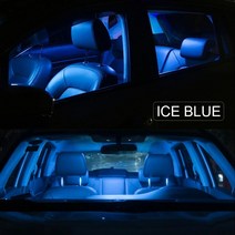 BADEYA Canbus LED 인테리어 조명 키트 Kia Sportage 2 3 4 2005-2015 2016 자동차 전구 독서 돔지도 램프, Ice Blue_2005-2010 11PCS