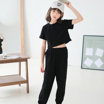 핑크비 엔돌핀상하복 주니어 여아 여름 반팔 조거팬츠 상하세트 13~21호