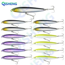 치승 로켓 미노우 13개입/세트 하드베이트 알리미노우 (10g 14g 18g 24g) 슬로우 싱킹 농어 광어 삼치 우럭 루어낚시, 혼합 색상A, 10g