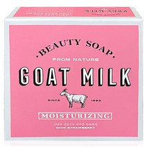 샤워메이트 산양유 딸기 비누, 90g, 7개