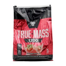 BSN 트루매스 1200 딸기 밀크쉐이크 15서빙 4.7kg BSN 프로틴 파우더 단백질 보충제 WPI