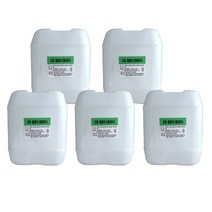 (주)휴림원 3차 살균 정제수 증류수 19리터 x 5개 / 지게차 배터리 순수 화장품 의료용 가습기 냉각수 전동카트