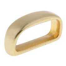 Ursmart 1 조각 황동 벨트 루프 키퍼 3 크기 Leathercraft 액세서리, 황금, 금속, 1개