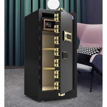 지문 문서 도난 방지 대형 금고 비밀 대용량 가정 캐비넷 전자 스토리지, 04 80cm 갈색 지문 암호 키(원격인증)