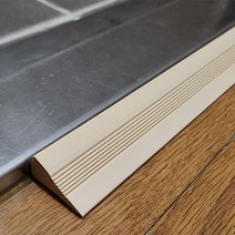 PVC 도어턱받침대 450mm 유모차 휠체어 카트 문턱경사로 슬로프, 베이지, 1개