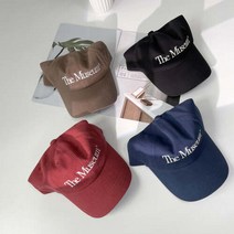 디작소 남여공용 무지 더뮤지엄 볼캡 모자 야구모자
