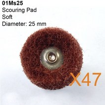 샌딩박스 JNSUR-연삭 연마 키트 47 개 치과 실험실 기술자용 실리콘 폴리셔 아크릴 수지 치과 재료 치, 08 01Ms25-47