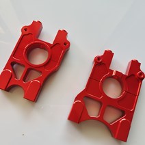CNC 합금 금속 차동 Diff 분할 랙 스텐트 지지대 키트 1/5 Losi 5iveT 부품 Rovan LT DDT 5T Rc 가스 자동, 02 Red