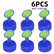 스프링쿨러 6PCS DIY 병 캡 스프링클러 ID-26.5MM 구경 작은 노즐 PVC 플라스틱 급수 스프레이 헤드 분재 화려하고 밝음 관개 도구, [05] Ex6pcs, Ex6pcs