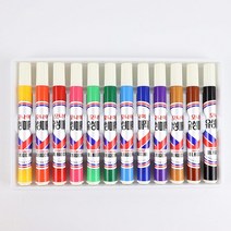 모나미 유성매직 12색 세트 12개입 OIL MAGIC