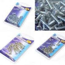 칼블럭 콘크리트 경첩 스크류 나사모음 액자 고정 일반피스 볼트나사 목재, 피스 68141