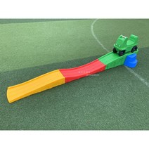 어린이집 자동차 미끄럼틀 어린이 실내 가정용 탈것, 3색 미끄럼틀 그린 카