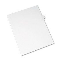 Avery Individual Legal Exhibit Dividers Allstate Style I Side Tab 8.5 x 11 inches Pack of 25 (8, 1