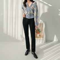 올시즌 러디 밴딩 일자 코튼팬츠 빅사이즈 면바지 306