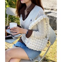 구름 제니 퀼티드 코스 미니백 데일리가방 숄더백 누빔 버블