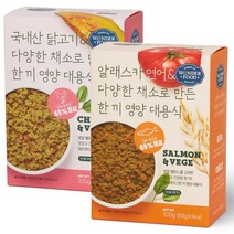 원더푸드 강아지 화식 한 끼 영양 대용식 10종, 닭고기+연어
