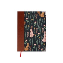 노트만들기_가죽등 슬림형 KIT(엘리의숲속나라_네이비, 단품