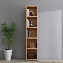 공간사이 큐브 400 5단 오픈책장, 워시 ce1005