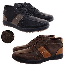 마리오탈라리코 하크 지퍼골프 기모스니커즈 3cm굽 남성방한화 기모운동화 지퍼스니커즈