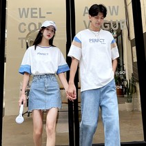 커플시밀러룩 휴양지 커플룩 웨딩 촬영 시밀러룩 캐쥬얼 제주도 XXXL까지 색다른 여름룩 2