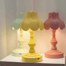단 스탠드 협탁 등 우리들의블루스 라탄 공부 독서 무드 네일샵 한지 전등갓 안방 LED, 연그린-05연꽃등