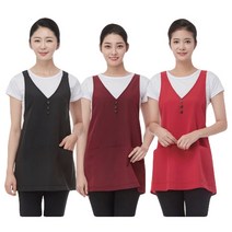 라인 포그니 맵시 미니 유니폼/미용/미용실/가운/앞치마, LN6042 와인, 1개