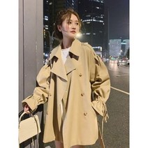 트렌치 코트 세미 트위드 30대 오버핏 패션 캐주얼 하프 코디 트렌디