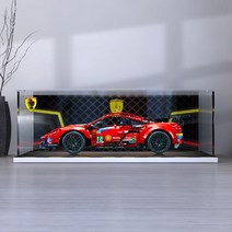 레고 테크닉 페라리 488 GTE af corse 51 전시장 42125 아크릴 디스플레이 케이스 진열장 타입, C + 1개