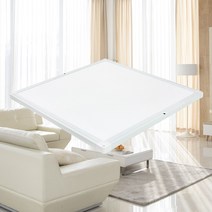 장수램프 LED 엣지 평판등 50W (640x640) 평판조명 면조명 엣지등 거실등 방등 사무실등, 주광색(형광등빛)