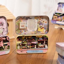 ms 민화샵 틴케이스 미니어처만들기 3번 장식소품, 꽃궁전