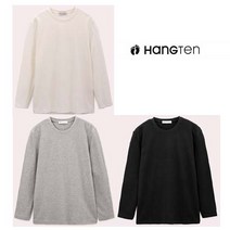 [행텐]남성 코튼 인터락 라운드 티셔츠 (10340-031-801-05) 남성 긴팔 면티셔츠