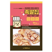 천군맘마 수제애견간식 족발칩80g