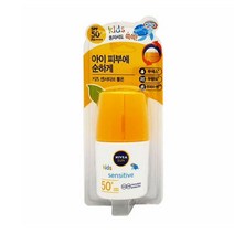 [니베아 선 키즈] 센서티브 롤온 순한 어린이 썬크림 SPF50+, 1개