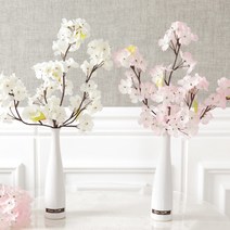 플라워트리 벚꽃슬랜더화병set 50cmR 조화화분, 핑크, 1개