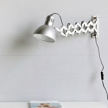 벽등 길이 각도 조절 자바라 독서등 책상 엔틱 조명, 화이트8479.4610