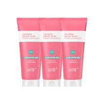케어존 카밍 릴리프 아크네 폼 클렌징 200ml, 3개